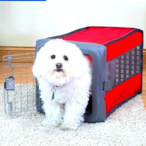 Collapsible dog kennel